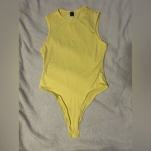 SHEIN Sunny Yellow Women’s Bodysuit